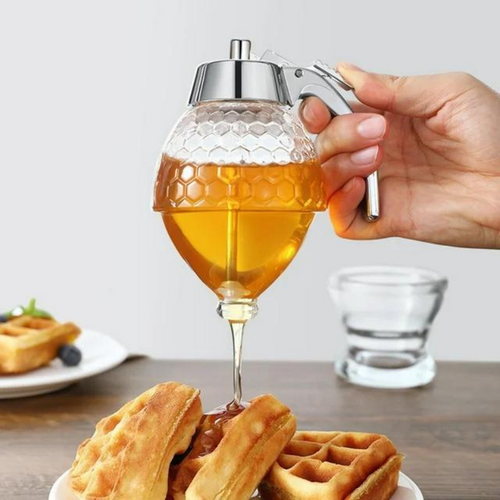 Convenient Honey Dispenser with Elegant Design