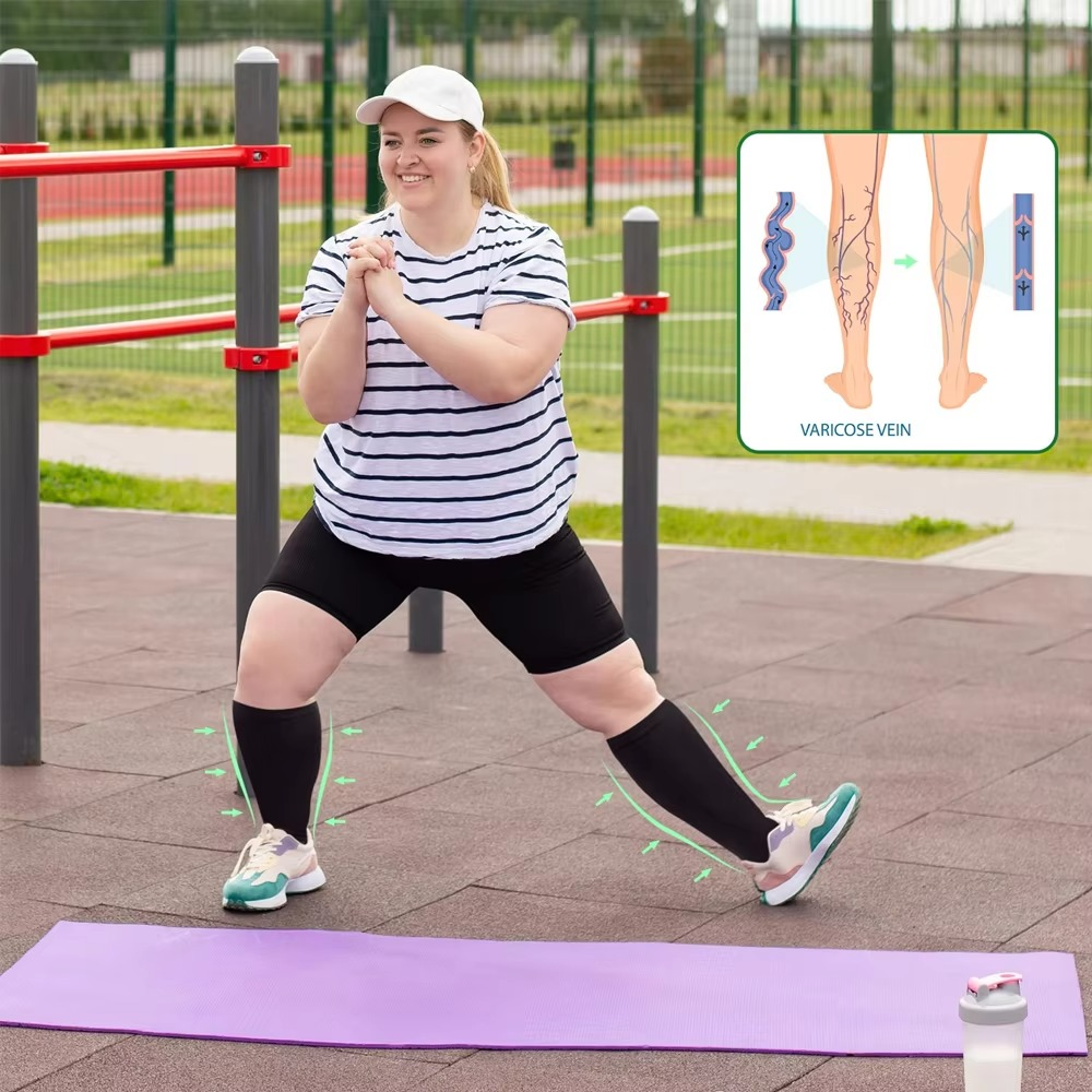 Comfort Fit Compression Socks for Curvier Legs