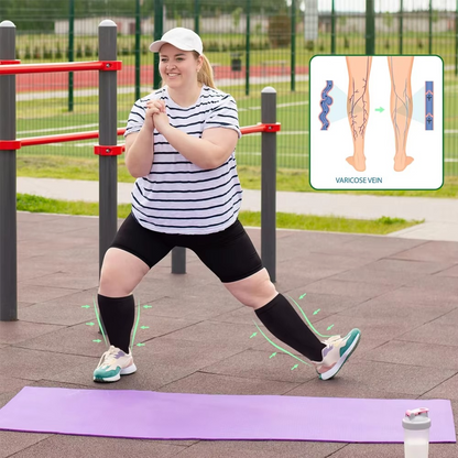 Comfort Fit Compression Socks for Curvier Legs