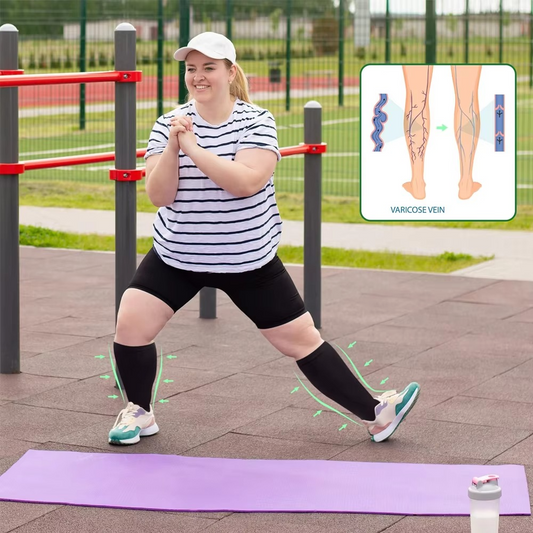 Comfort Fit Compression Socks for Curvier Legs