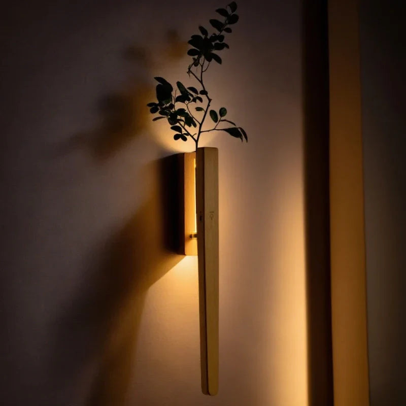 Wall Lights with Decorative Vase and Rotatable Design