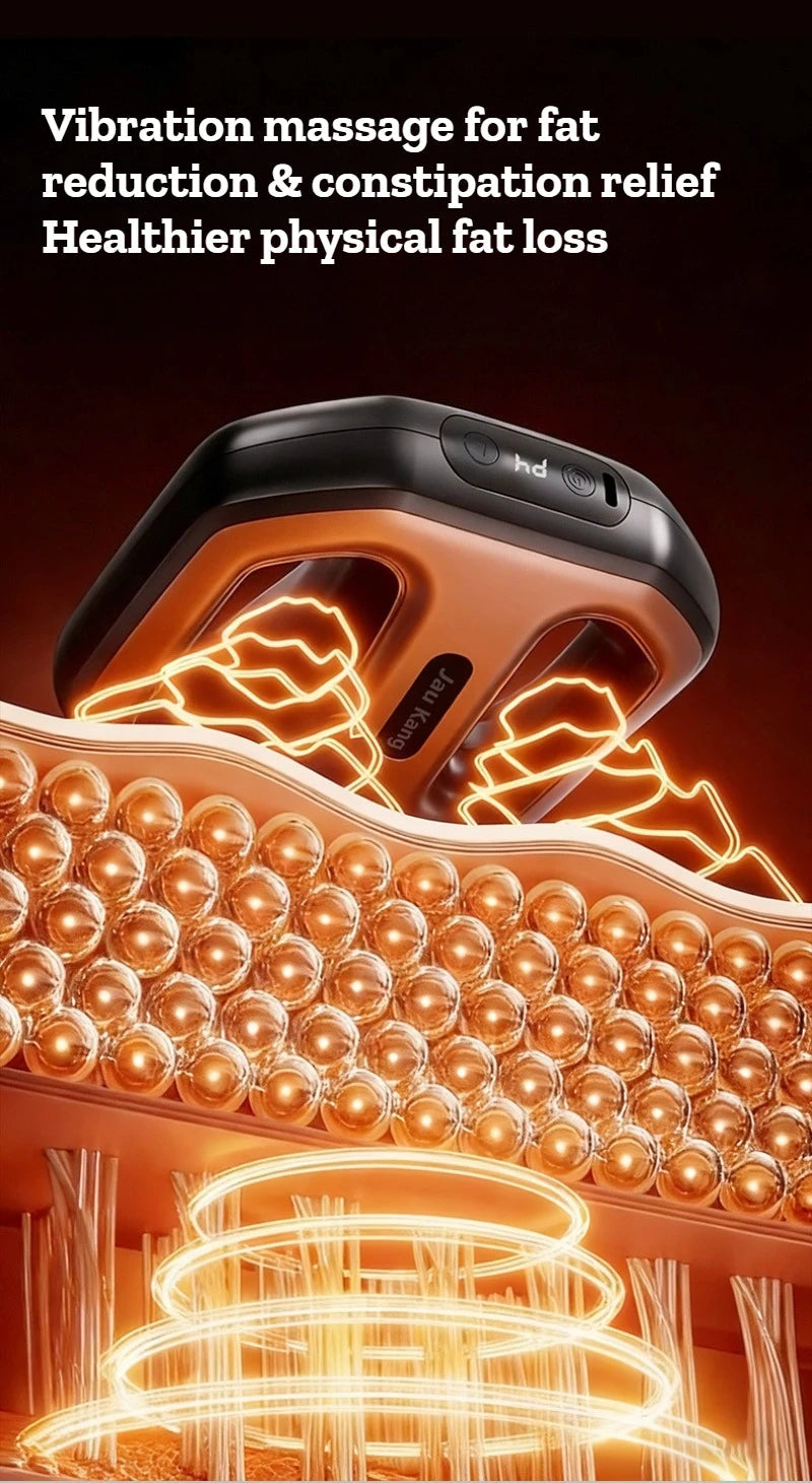 Portable Mini Vibration Massager Ring for Muscle Tension and Pain Relief
