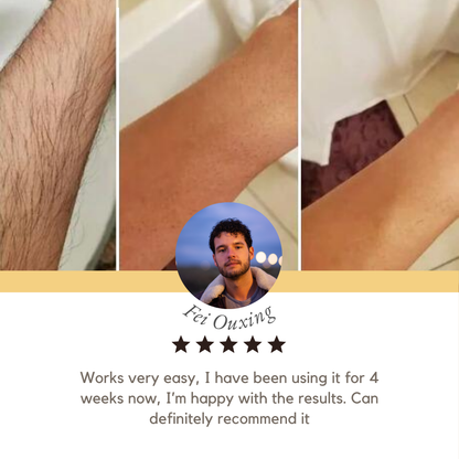 Gentle Hair Removal Serum | Pain-Free & Sensitive Skin Formula | Silky Smooth Results