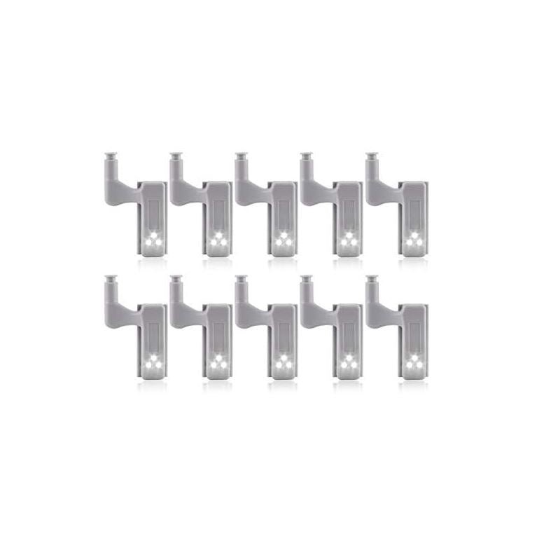 Motion-Activated LED Lights for Hinges (Pack of 10)