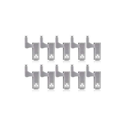 Motion-Activated LED Lights for Hinges (Pack of 10)
