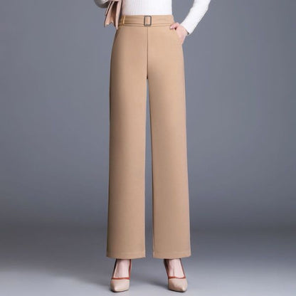 SlimFit Luxe | Effortless Elegance Wide-Leg Trousers
