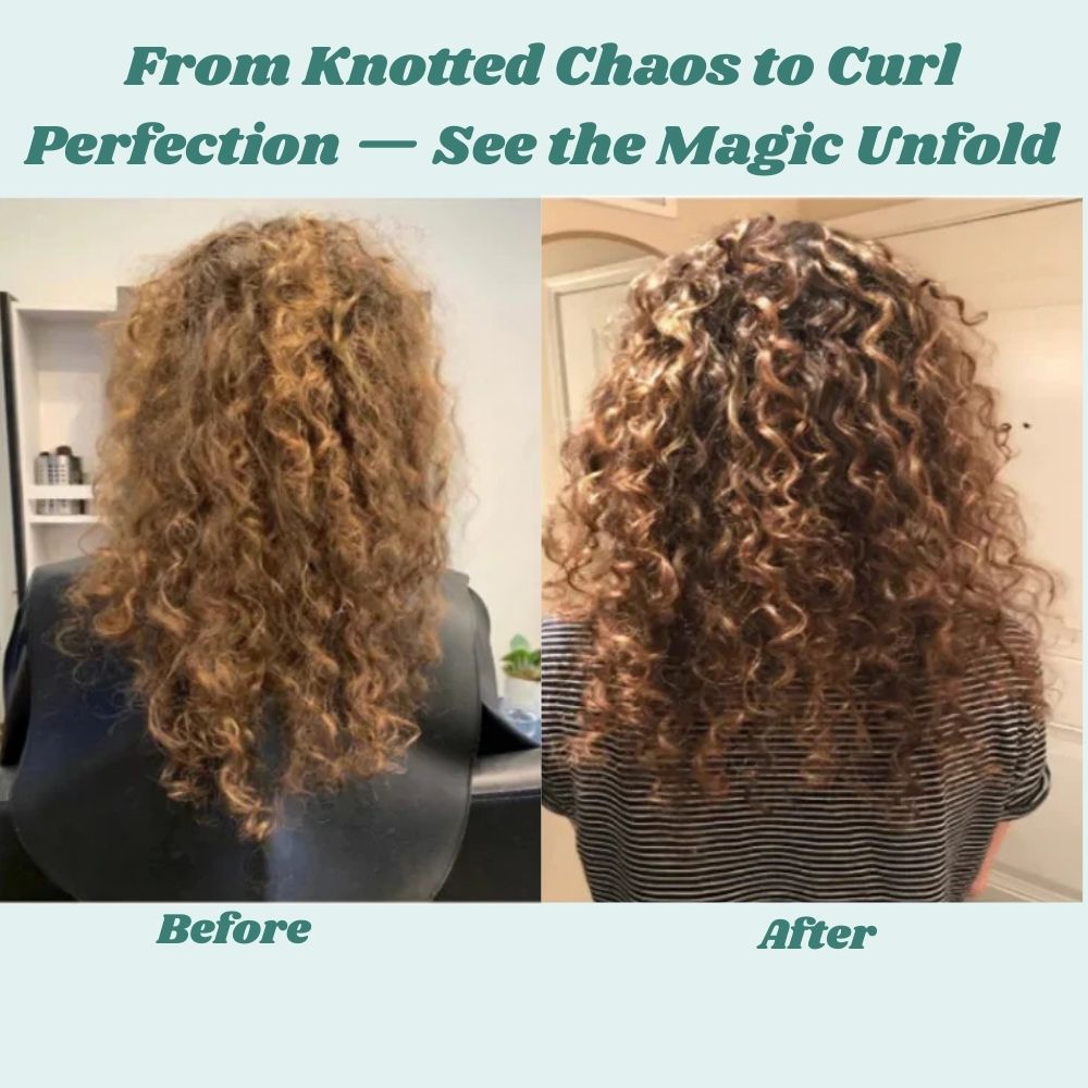Curl Master Duo: Effortless Detangling & Wave Definition