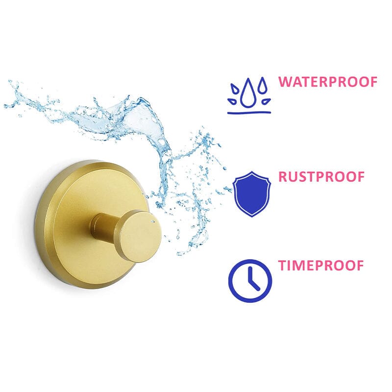 Utility Shower Hooks for Bathroom Towel Storage