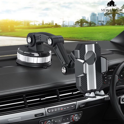 360° Rotating Car Phone Holder with Strong Suction Mount