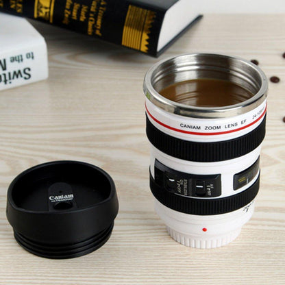 Camera Lens-Shaped Coffee Mug