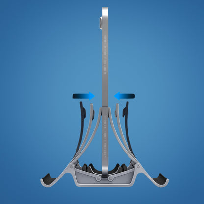 Versatile Aluminum Laptop Stand – Compact Cooling Solution