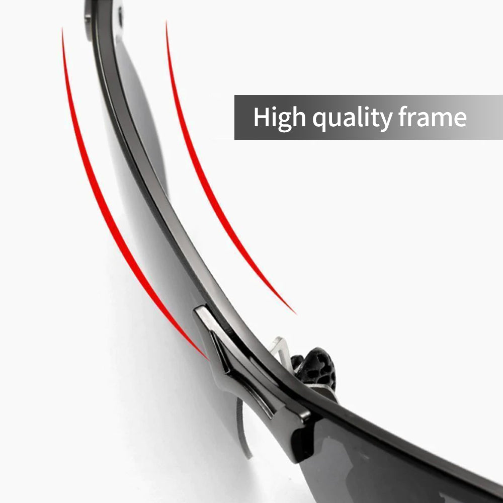 Photochromatic Sunglasses with Polarized Lenses and Anti-Glare Coating