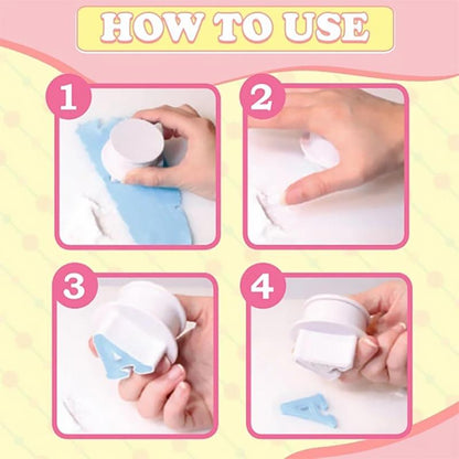 Plunger Cutter for Fondant - Alphabet Shapes