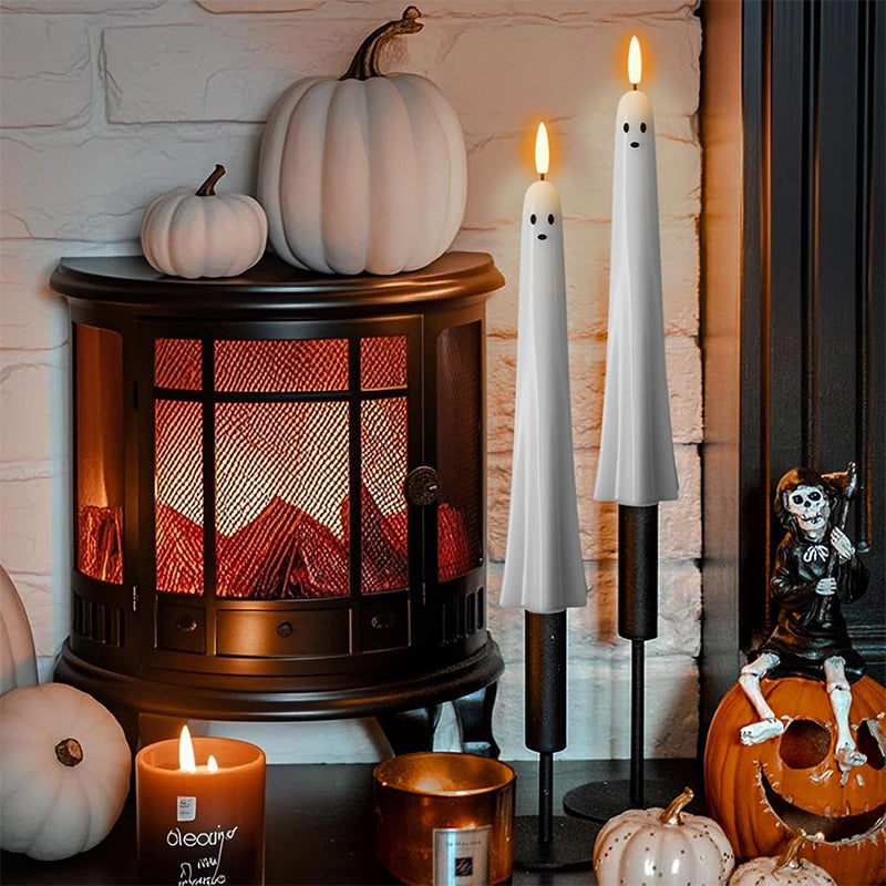 Remote-Controlled 3D Flame Light for a Spooky Halloween Atmosphere