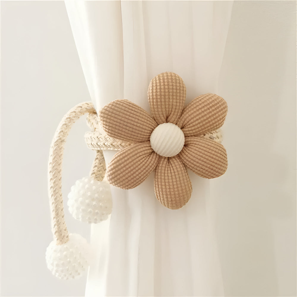 Charming Floral Curtain Holders for a Stylish Touch