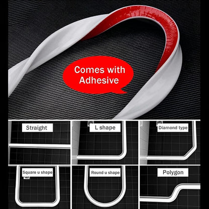 Silicone Water Barrier Strip for Bathroom Use