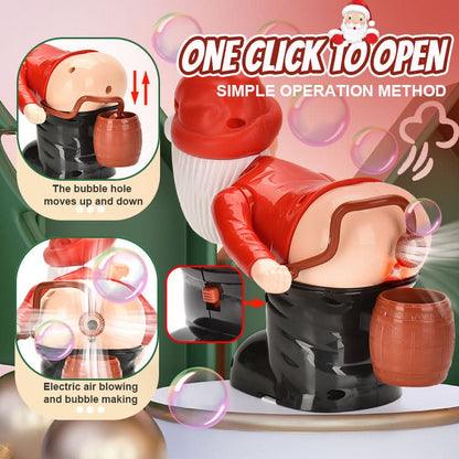Bubble Machine for Christmas Festivities and Joyful Celebrations