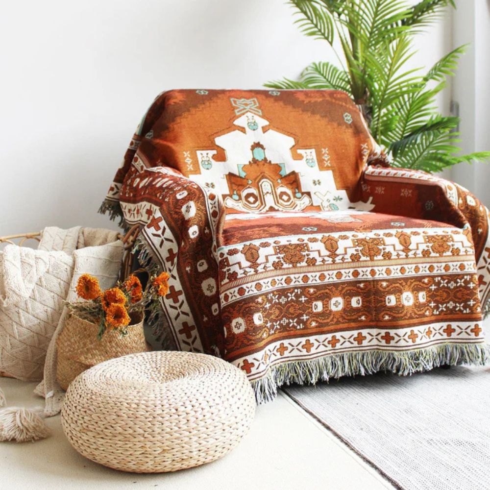 Cozy Artisan-Inspired Throw Blanket for Every Occasion