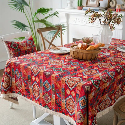 Desert Blossom Bohemian Table Cover