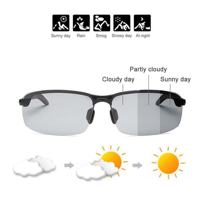 Color-Changing Polarized Sunglasses