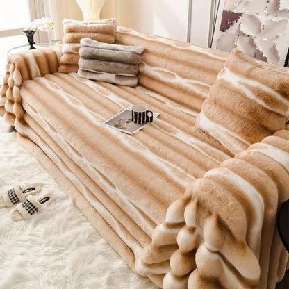 Luxurious Plush Sofa Protector for Ultimate Comfort