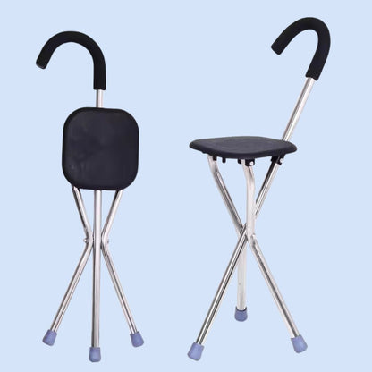 Portable Folding Stool for Crutches – Ergonomic Design for Comfort