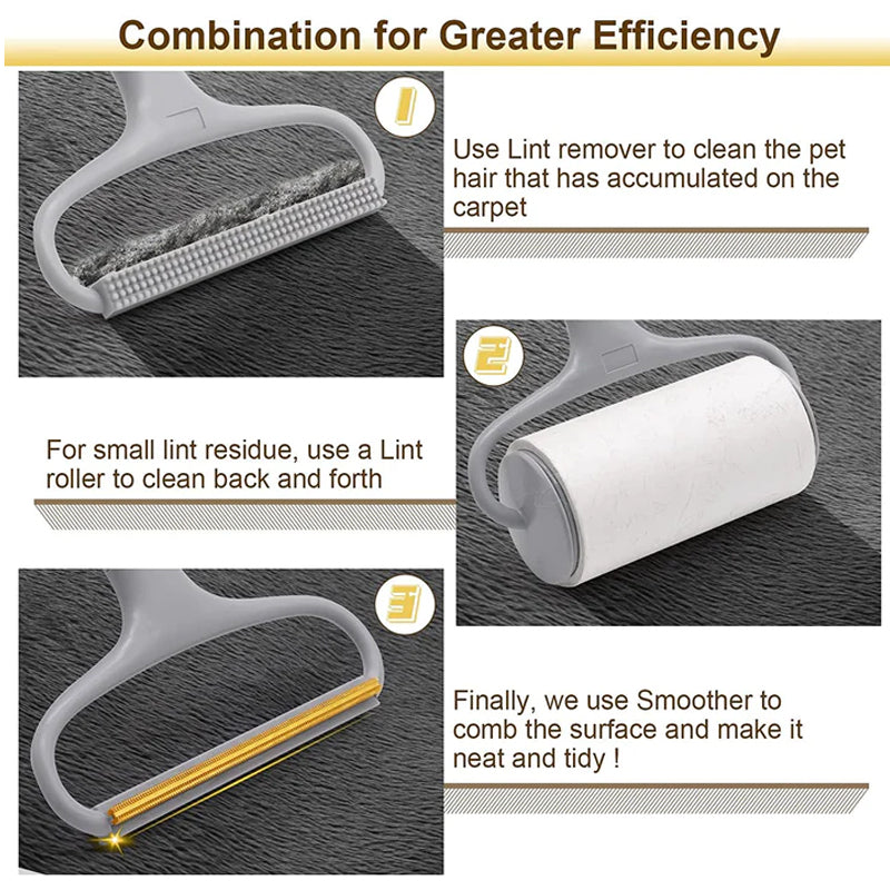 3-in-1 Travel-Friendly Lint Remover