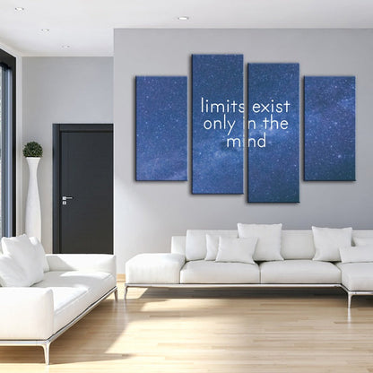 Inspire Your Space - 4-Piece Motivational Canvas Art