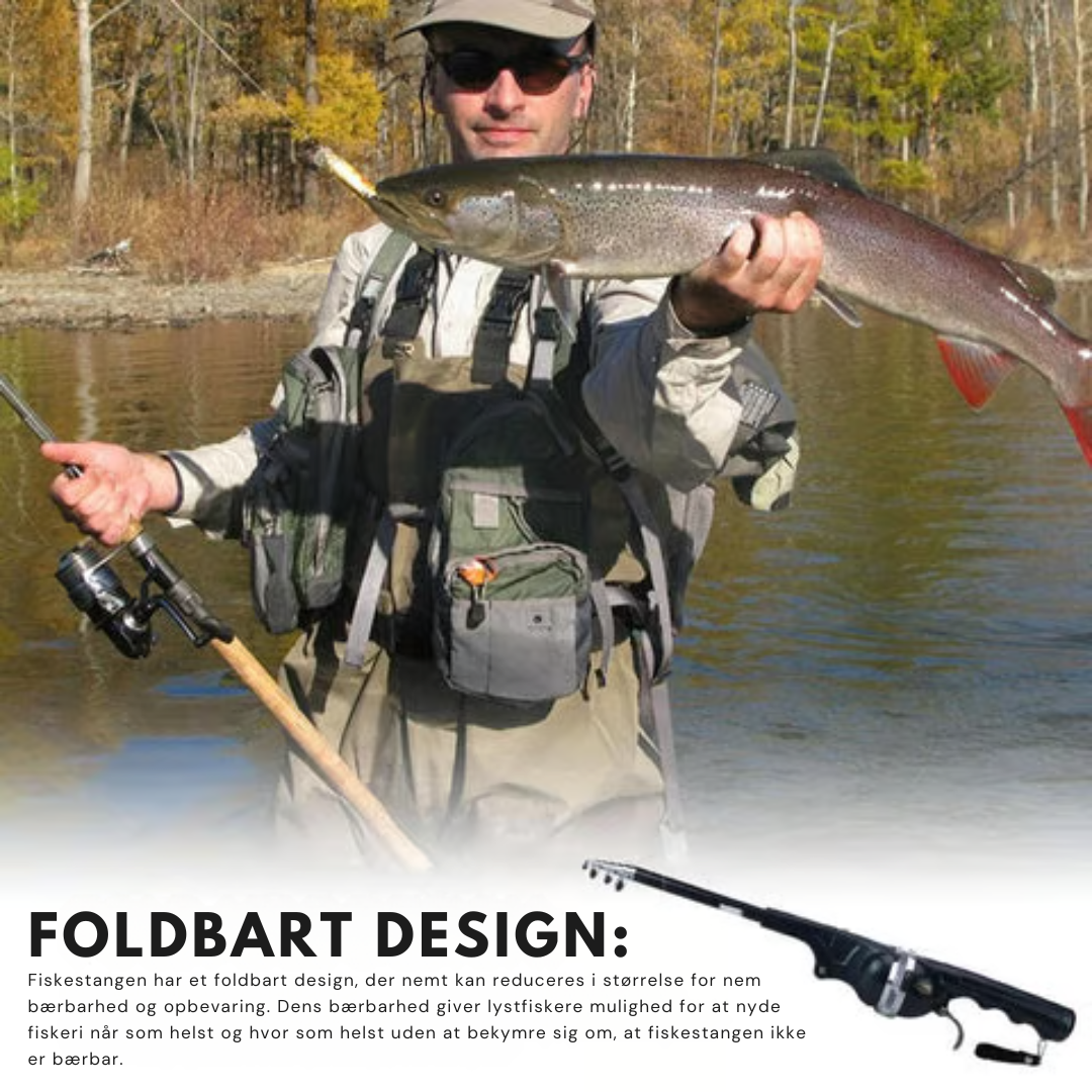 Compact Folding Fishing Rod for Every Adventure