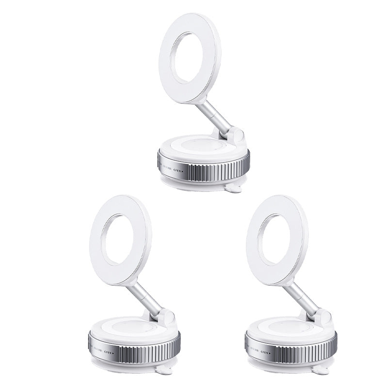 Phone Holder with Suction Base – 360-Degree Magnetic Mount