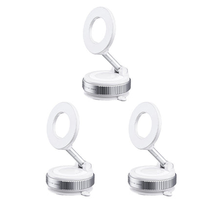 Phone Holder with Suction Base – 360-Degree Magnetic Mount