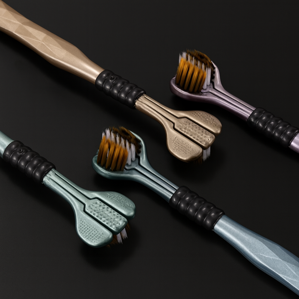 TriClean Multi-Angle Toothbrush for Effortless Oral Care