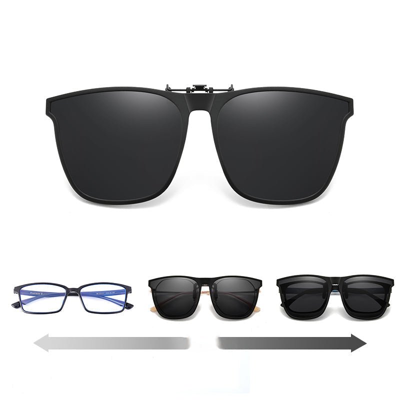 Folding Polarized Clip-On Sunglasses – New Design