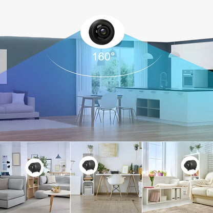 Wireless Mini Security Camera with 1080P HD, Night Vision & Motion Sensor