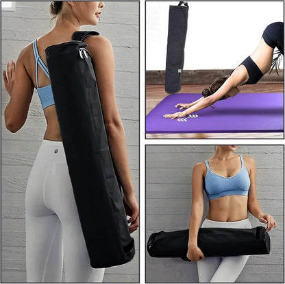 Stylish Yoga Mat Bag with Water Bottle Compartment