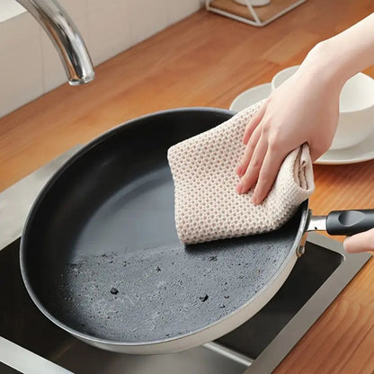 Ultra-Absorbent Cotton Kitchen Towels for Effortless Cleanup