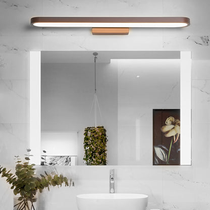 Slim Linear Profile LED Vanity Light for Bathroom - Ring-Shaped Design