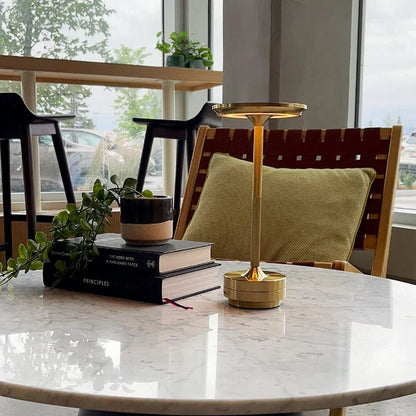 LED Lamp with Rechargeable Battery and Wireless Design