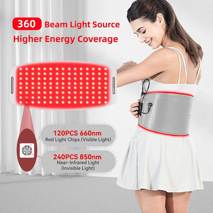 Infrared Light Therapy Wrap for Pain Relief and Muscle Recovery – 660nm & 850nm