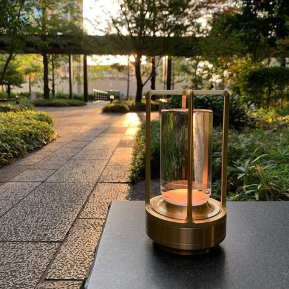 LuxeGlow Portable Crystal Lamp