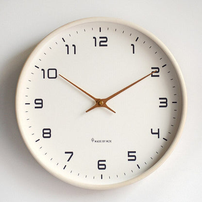 Scandinavian Style Wooden Wall Clock – Simple and Elegant Design