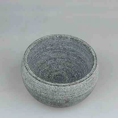 Stoneware Shaving Bowl for Soap and Cream Use