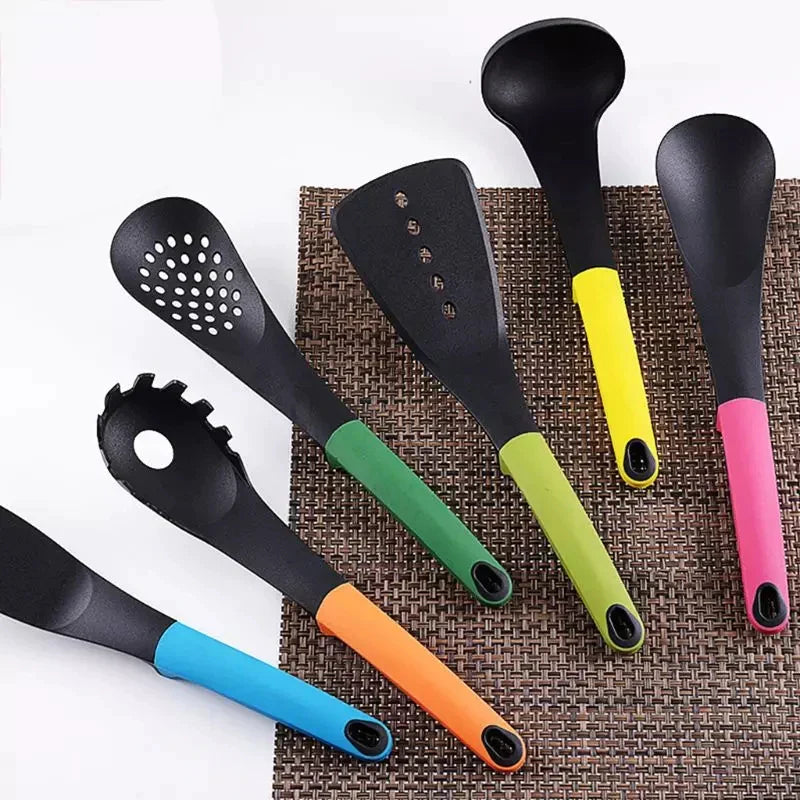 6-Piece Silicone Kitchen Utensil Set - Heat Resistant Tools