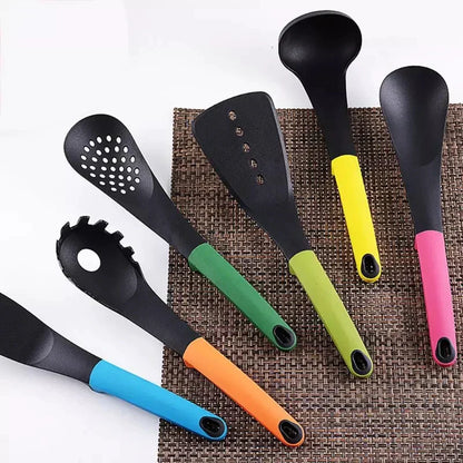 6-Piece Silicone Kitchen Utensil Set - Heat Resistant Tools