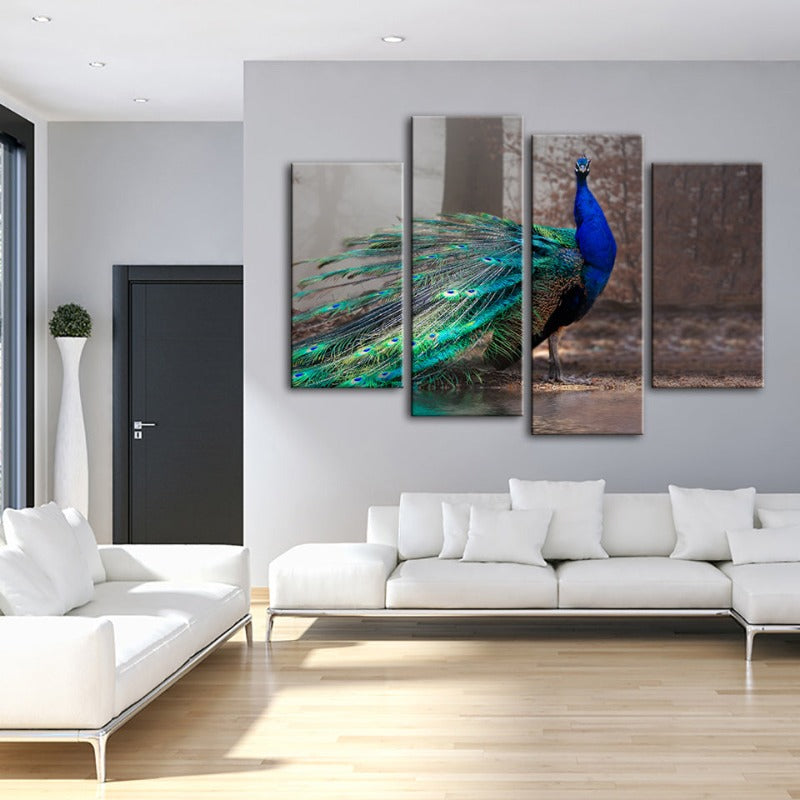 Serene Water's Edge - 4-Piece Canvas Art Set