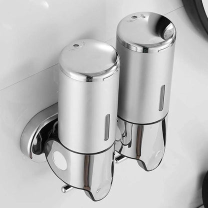 DuoPure Wall-Mounted Soap Dispenser – Elegant Solution for Bathroom Cleanliness