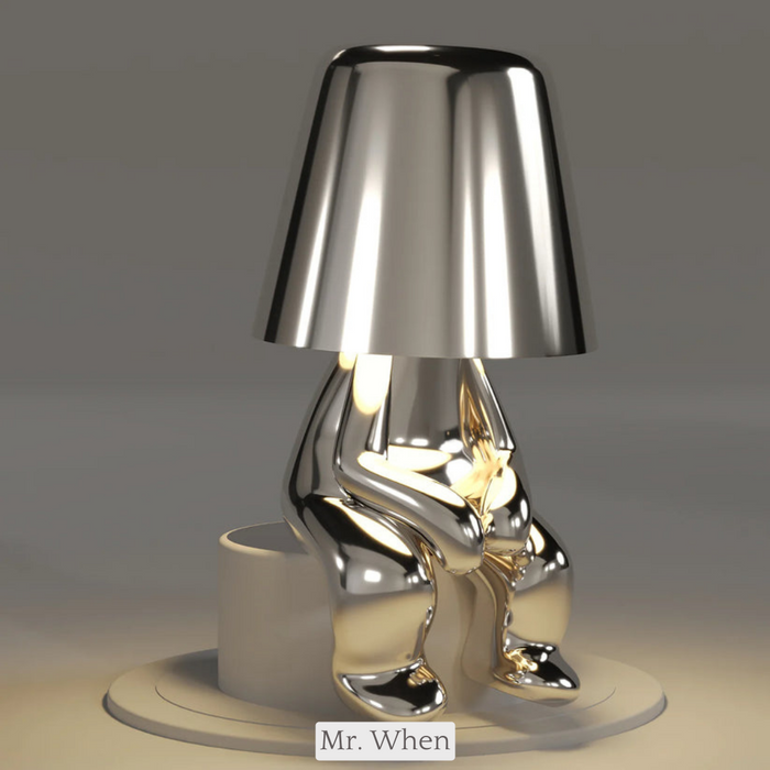 Rechargeable LED Table Lamp with Dimmable Warm White Light – Wireless Design