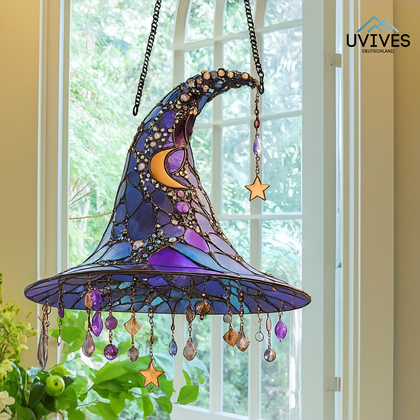 Hanging Witch Hat – Your Enchanted Starry Decor