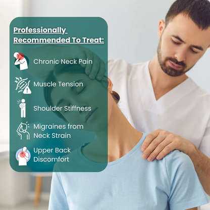 Adjustable Neck and Shoulder Heating Pad Massager for Muscle Relief