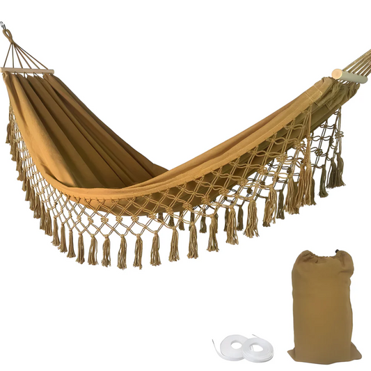 Comfortable Cotton Boho Hammock
